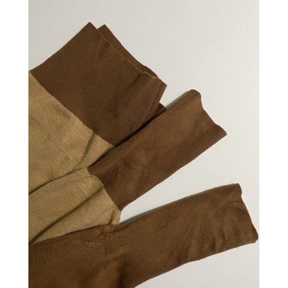 French Connection Sweater Women’s M Long Sleeve Mock Turtleneck Camel‎ 2 … - Picture 4 of 10